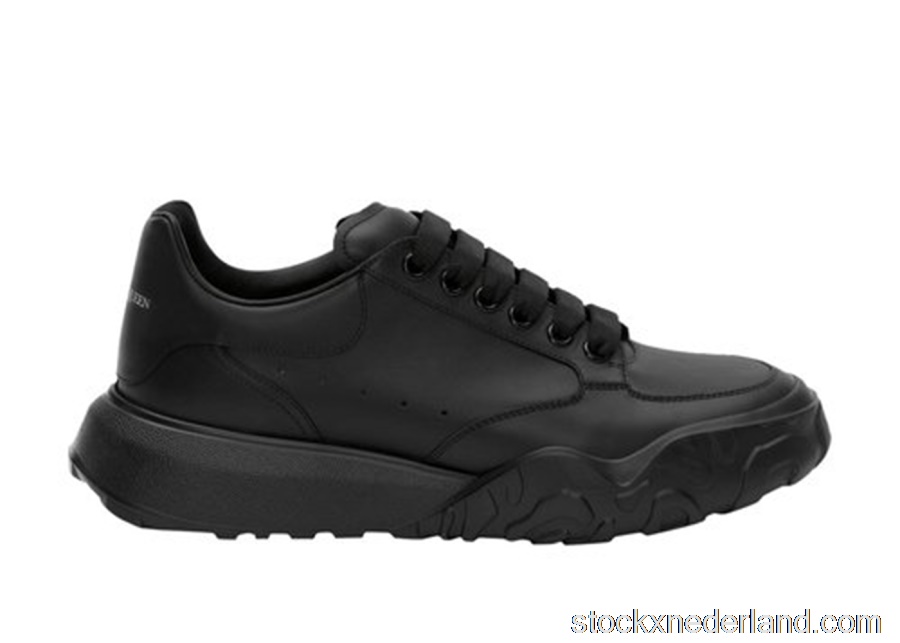 Alexander McQueen Court Trainers Black634619WIA981000
