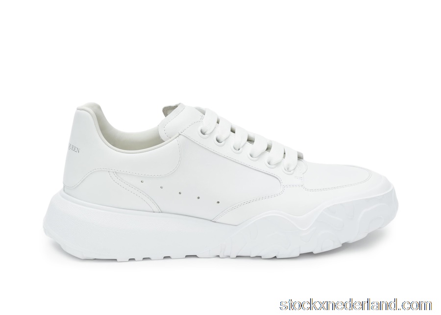 Alexander McQueen Court Trainers White Leather634619WIA989000