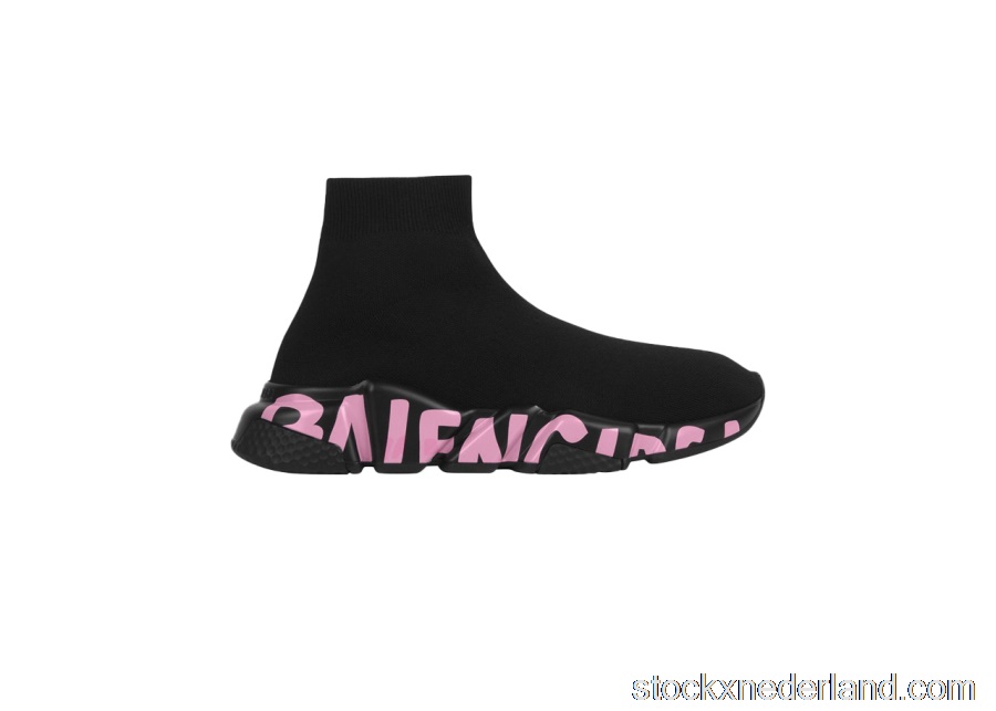 Balenciaga Graffiti Speed Black Pink (W)605942W05GE1156 / 605942W2DB71156