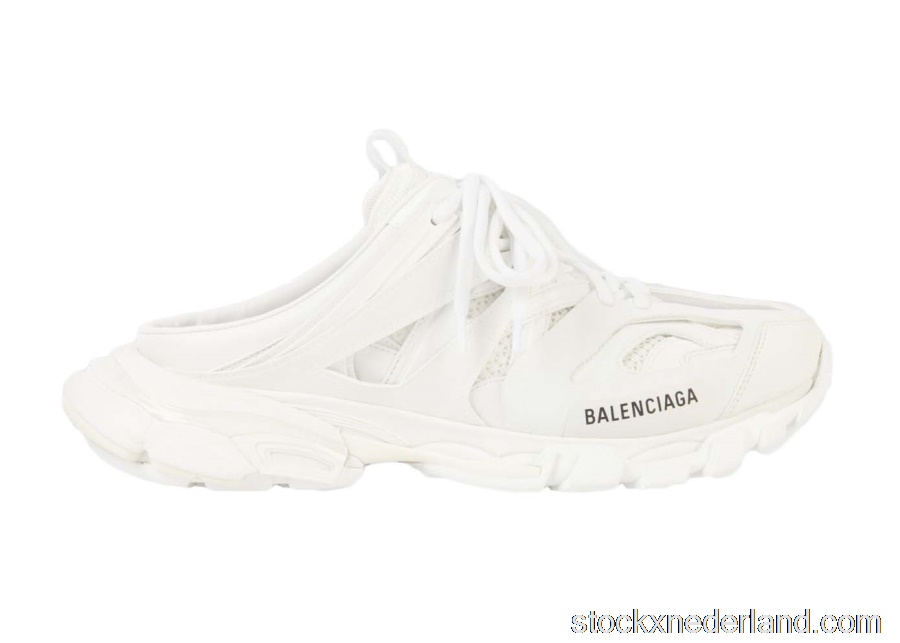 Balenciaga Track Mule White653814W3CP39000