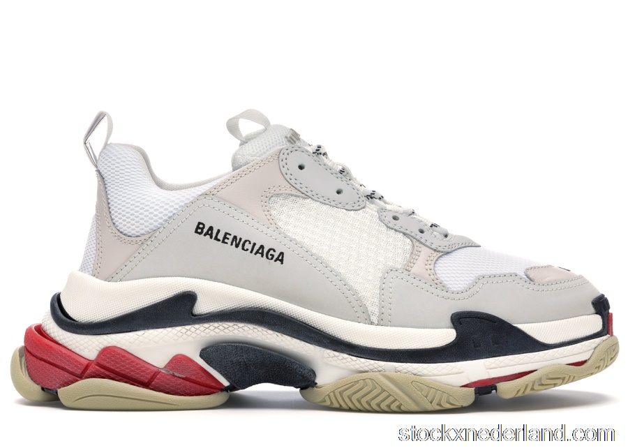 Balenciaga Triple S White Black Red533882W09E19000