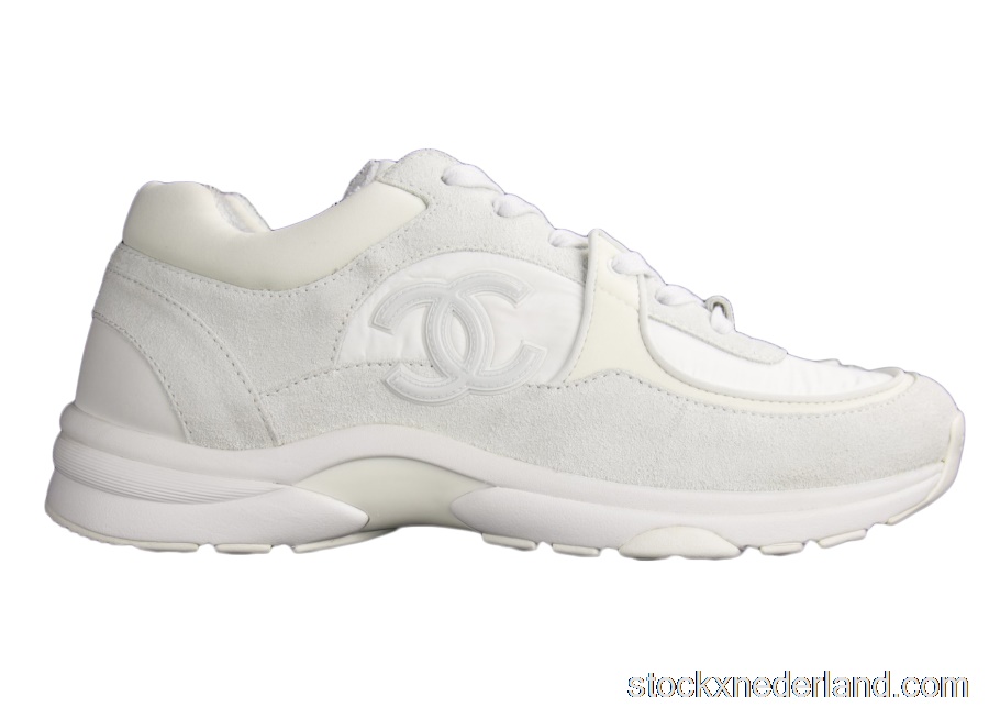 Chanel CC White SuedeG33745 Y52846 0G975