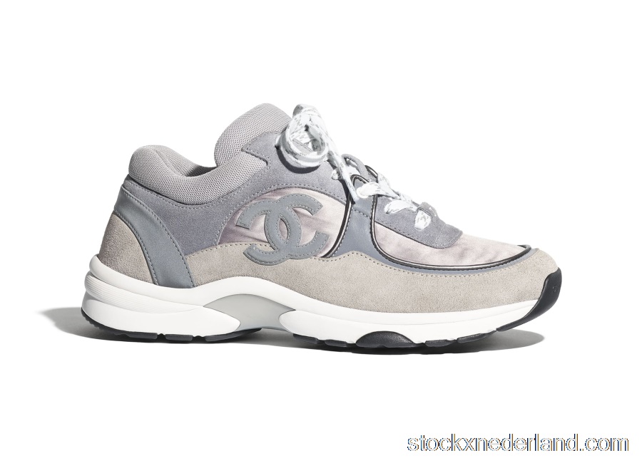 Chanel Low Top Trainer CC Dark GreyG34360 Y54059 K2052