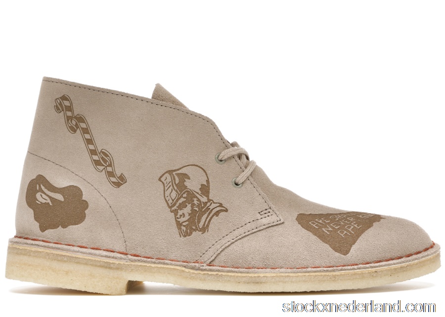 Clarks Desert Boot Bape Grey Embossed26149860
