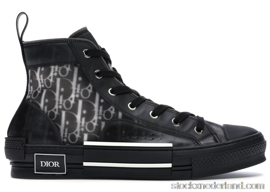 Dior B23 High Top Canvas Oblique Black3SH118YJP_H960