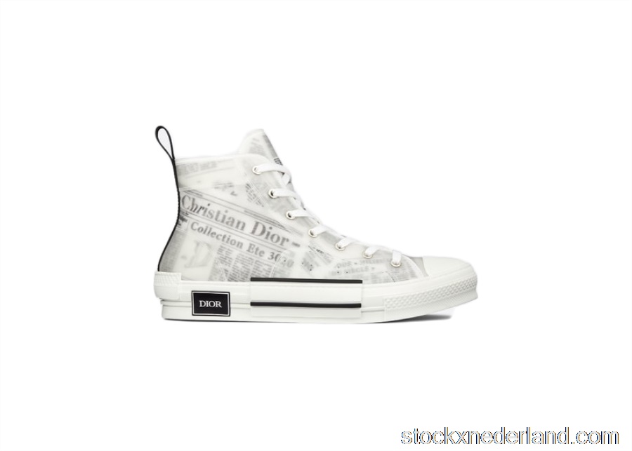 Dior B23 High Top Daniel Arsham Newspaper3SH118YUO_H069