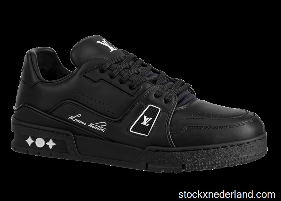 Louis Vuitton LV Trainer Black Wool1A9AFM