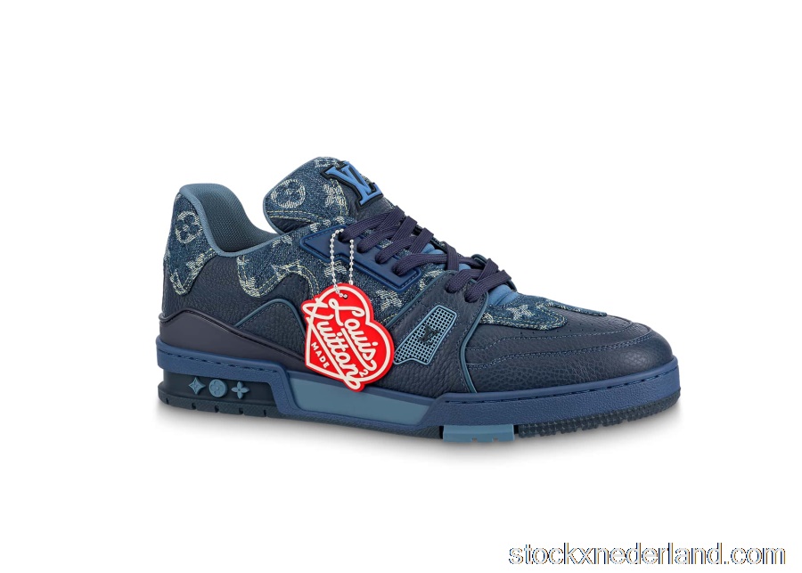 Louis Vuitton LV Trainer x Nigo Blue Demin1A9IQH