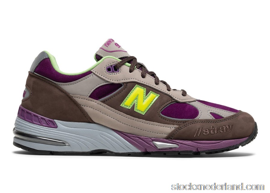 New Balance 991 Stray Rats Brown Purple (W)W991SRG