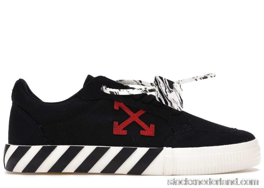 OFF-WHITE Vulc Low Black Red Arrow FW20OMIA085E20FAB0011025