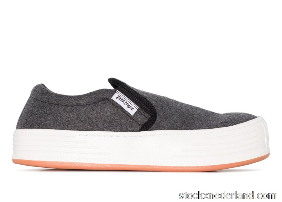 Palm Angels Snow Low Slip-On Grey White OrangePMIA063F21FAB0020901