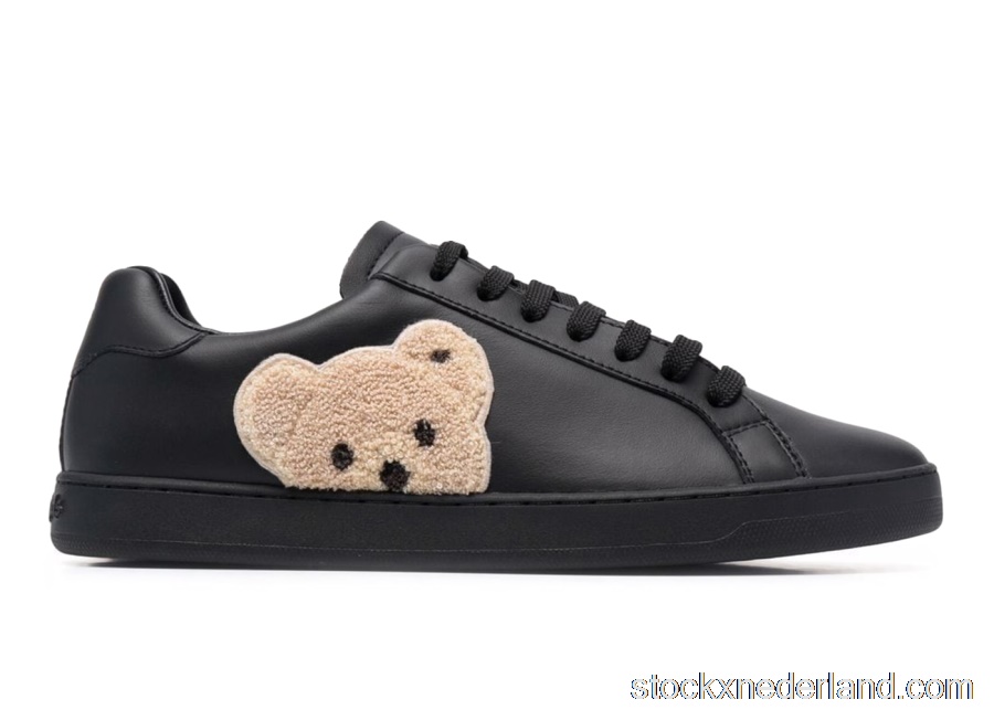 Palm Angels Teddy Bear Black BeigePMIA058F21LEA0011060