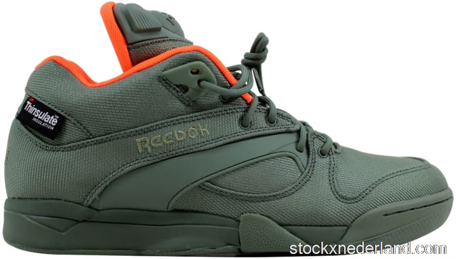 Reebok Court Victory Pump Tech Green/OrangeM48995