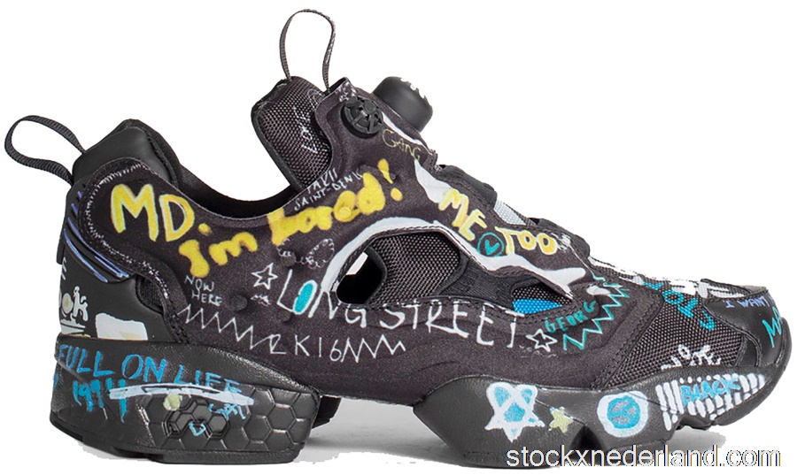 Reebok Instapump Fury Vetements Black Scribble