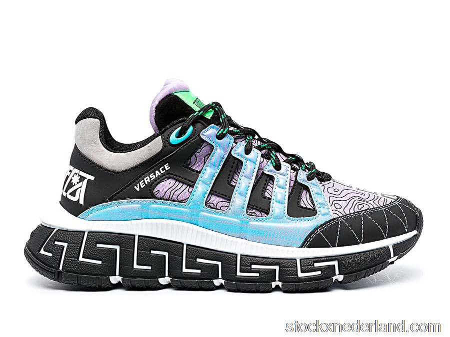 Versace Trigreca Milan Black Blue Purple (W)DST539G-D17TCG_6X030