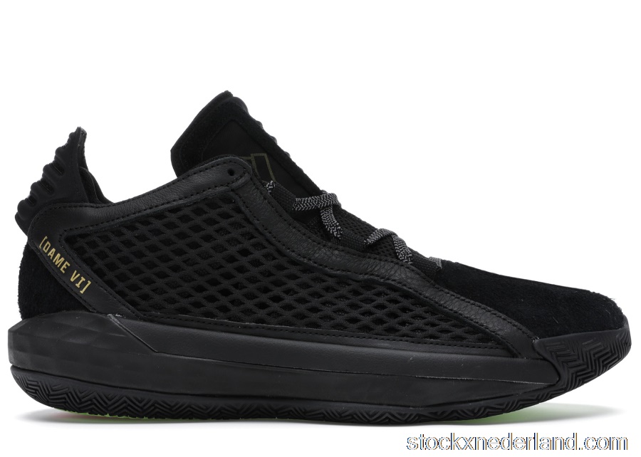 adidas Dame 6 Leather Black GoldFV8627/FW9031