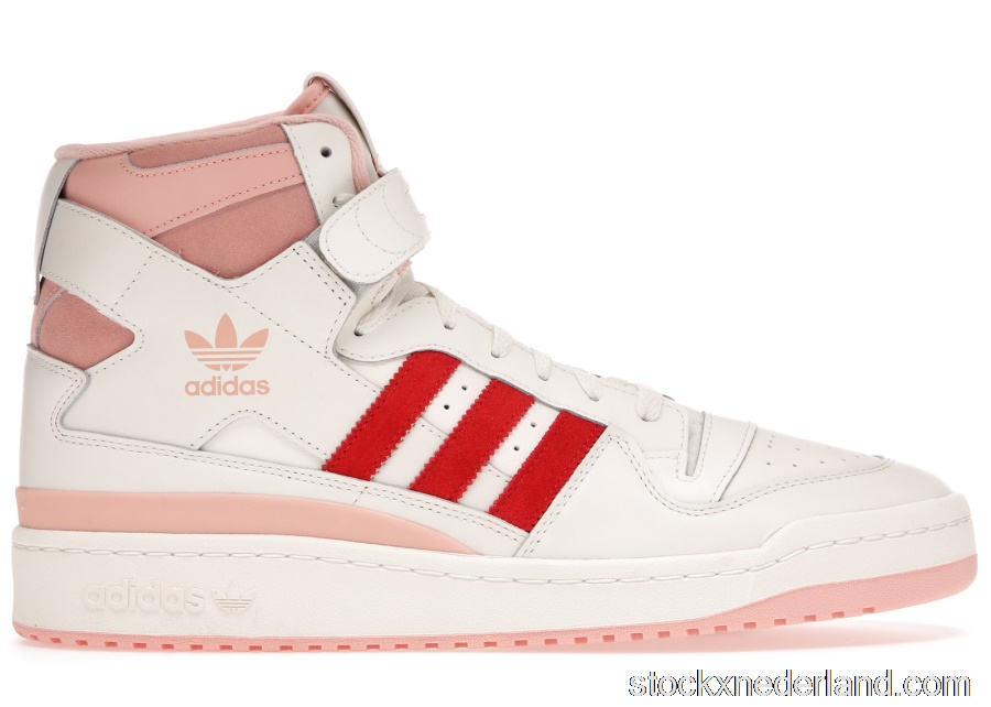 adidas Forum 84 Hi Off White Pink RedH01670