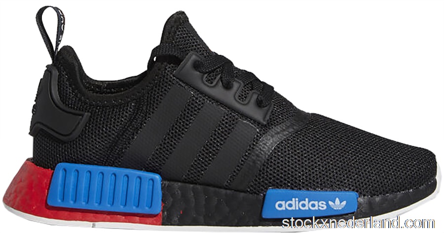 adidas NMD R1 Black Red Blue (GS)FX4352