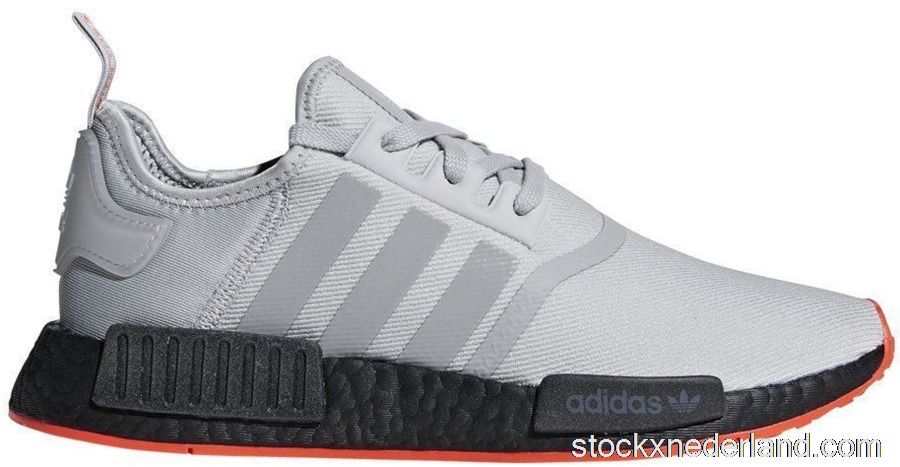 adidas NMD R1 Grey Solar RedF35882
