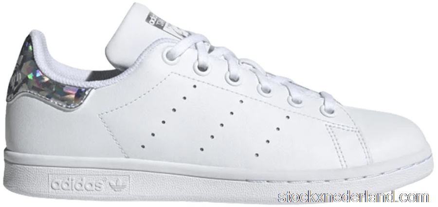 adidas Stan Smith Sparkly Heel White (Youth)EE8483