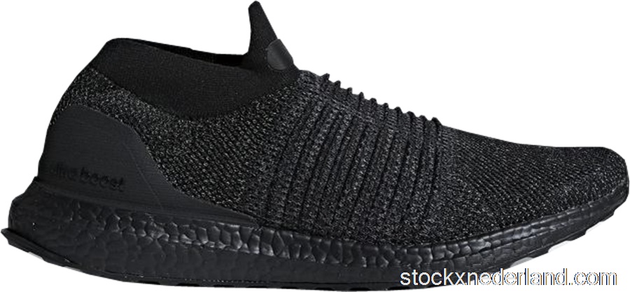 adidas Ultra Boost Laceless Mid Triple BlackBB6222
