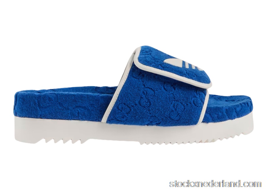 adidas x Gucci GG Platform Sandal Blue702412UU0104160
